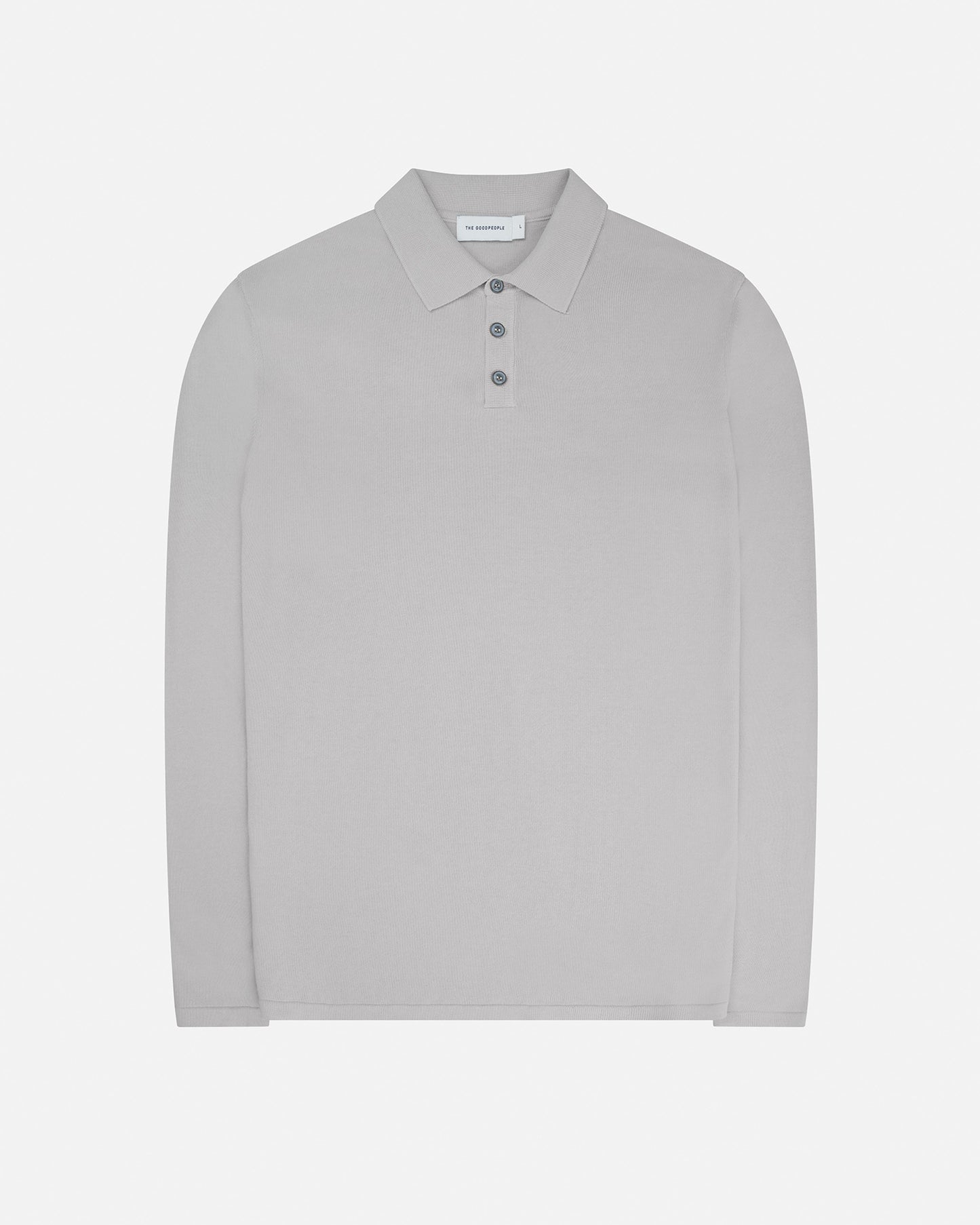 Italian Knitted Long-Sleeve Polo