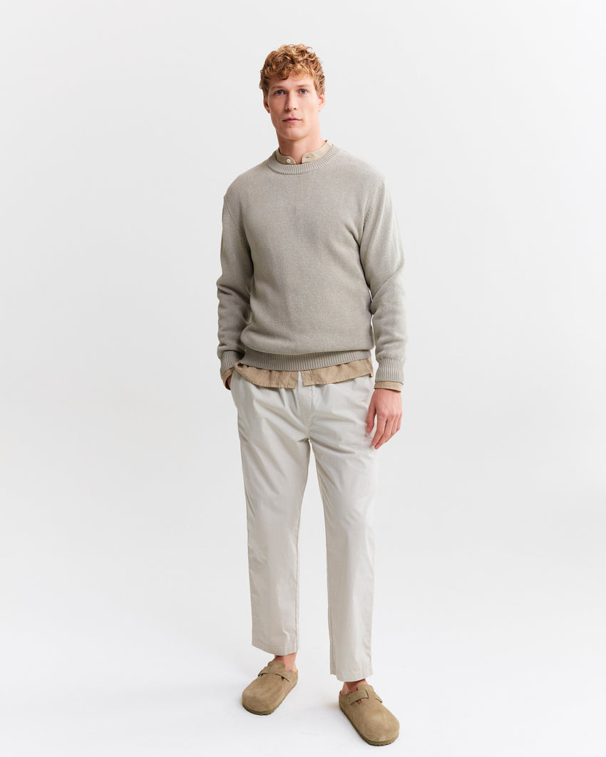 Garment-dye Cable Knit