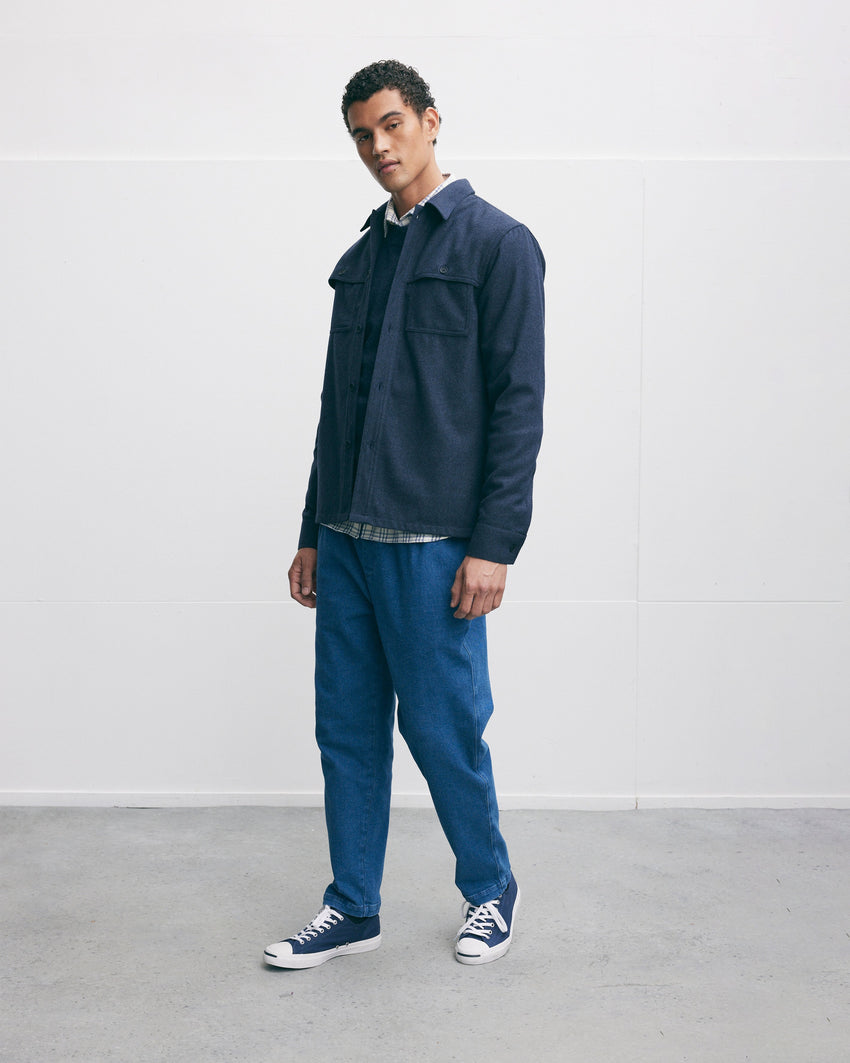 Wool Blend Overshirt