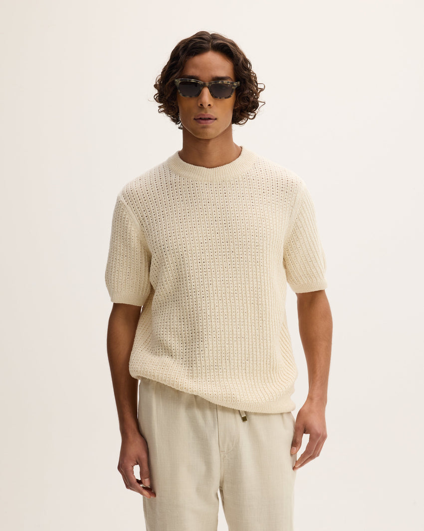 Open-Knit Cotton tee