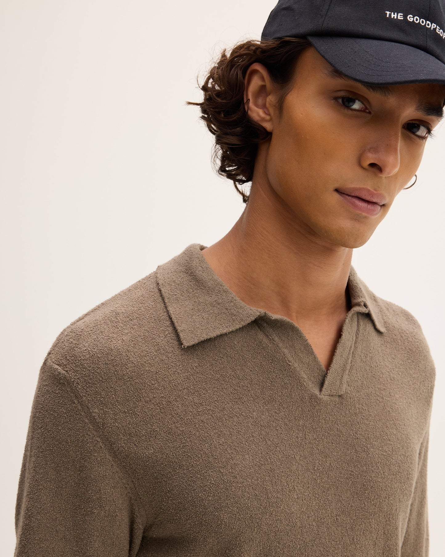 Boucle Knit Polo