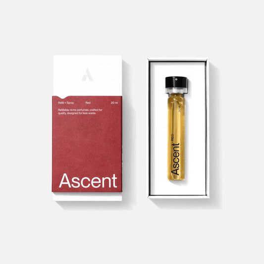 Ascent - Verpakking + parfum navullingl | Blauw