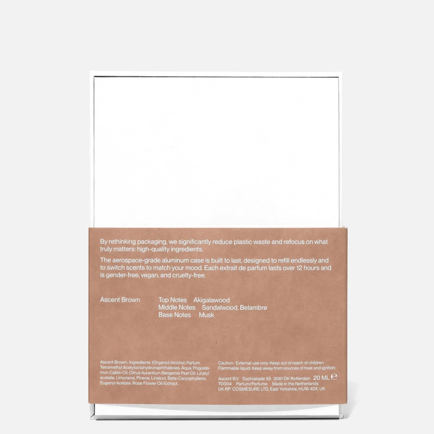 Ascent - Silver Case & Parfum Refill | Brown