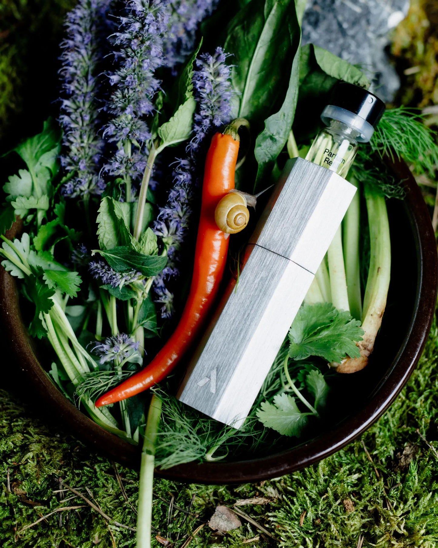 Ascent - Silver Case & Parfum Refill | Green