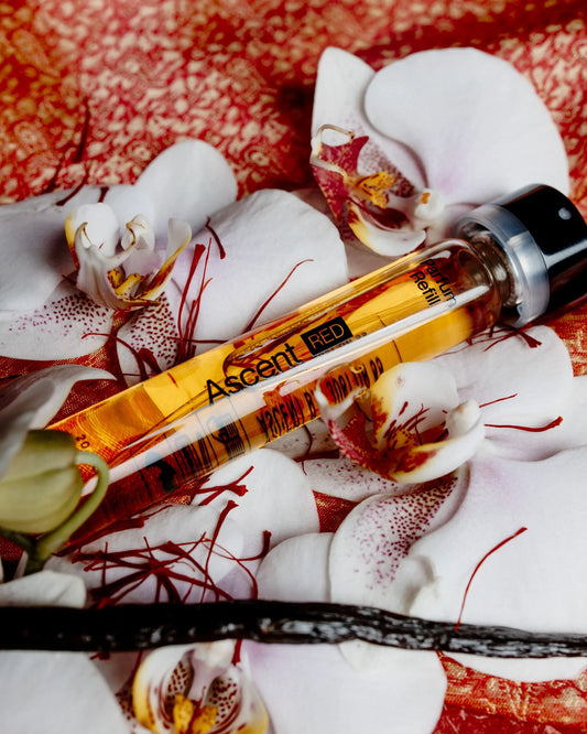 Ascent - Silver Case & Parfum Refill | Red