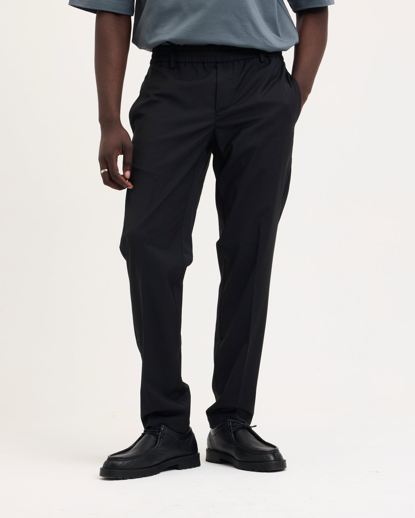 Bien Straight Fit Trousers Black