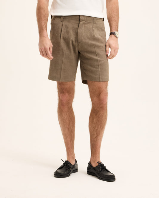 Hart Wool-linen Blend Shorts
