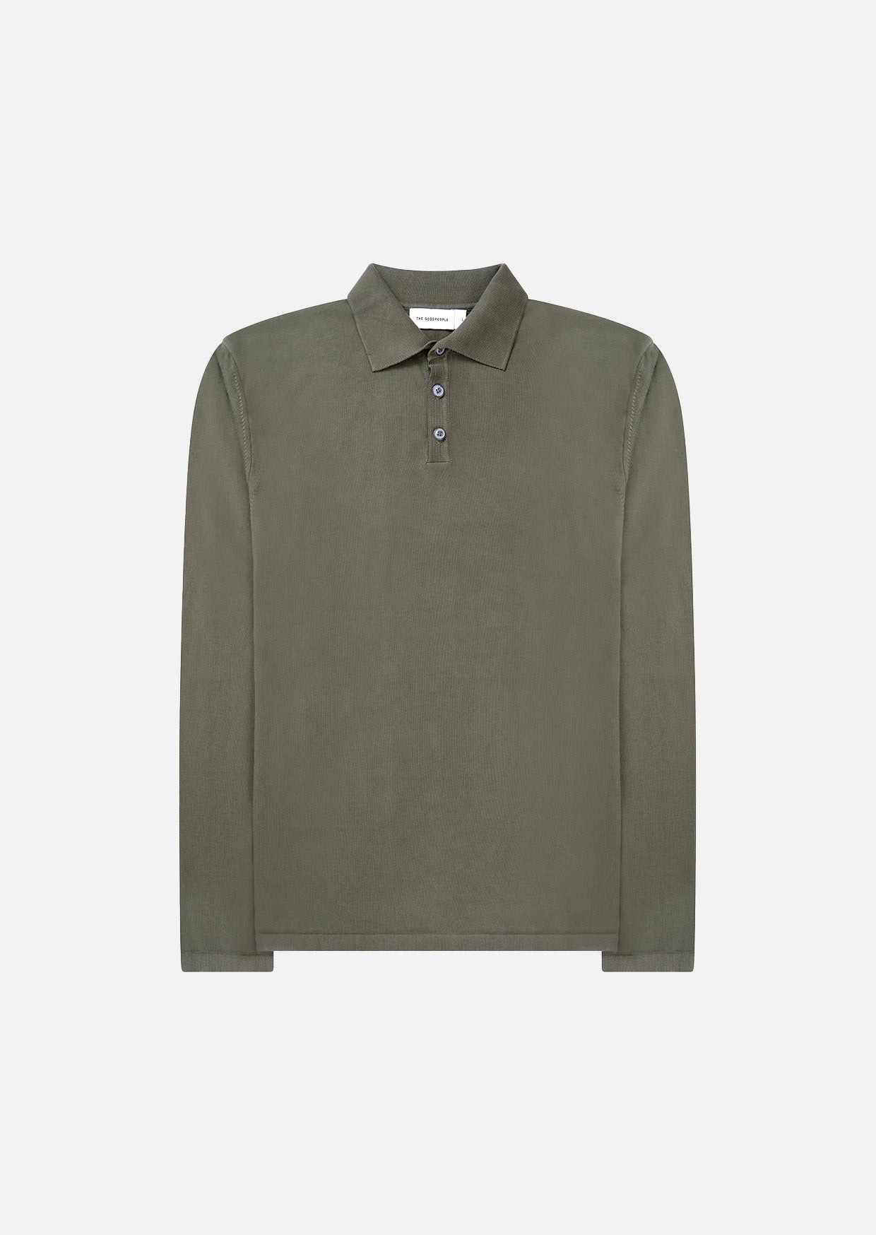 Italian Knitted Long-Sleeve Polo