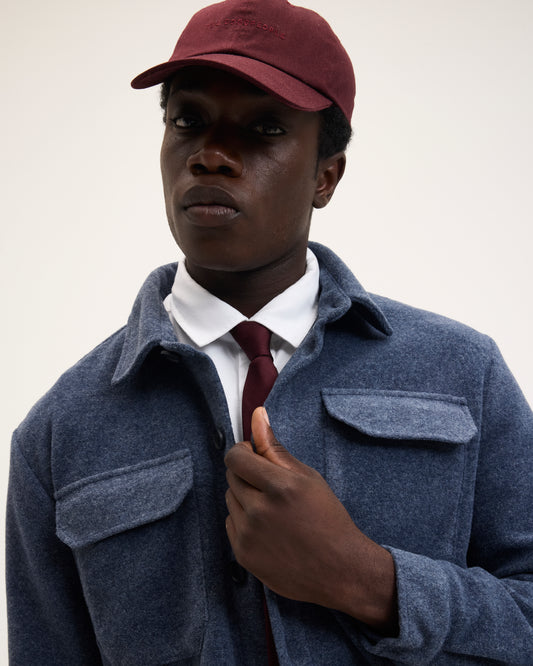 Sax Wool-Blend Shirt