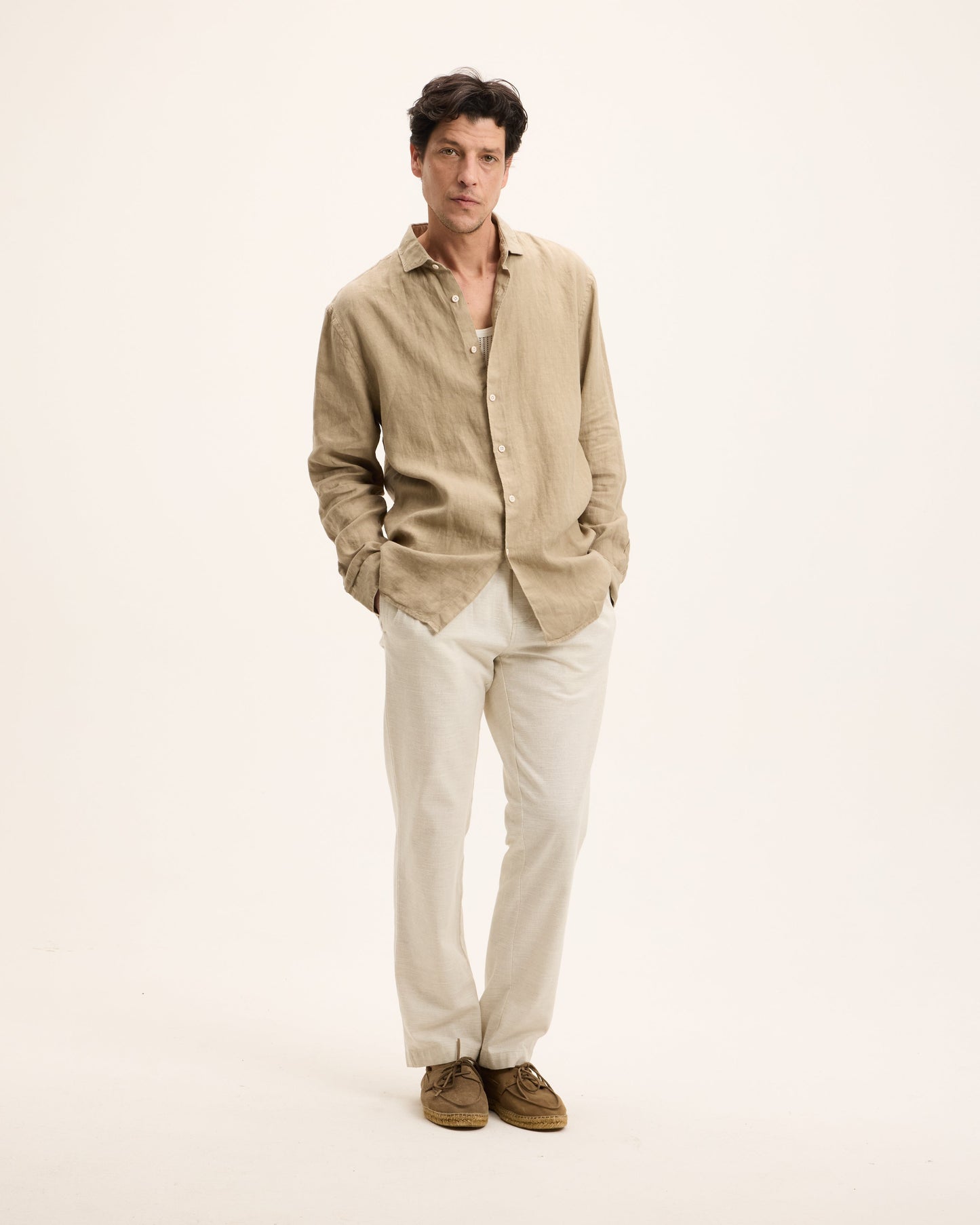 Soho Linen Garment Dye Shirt