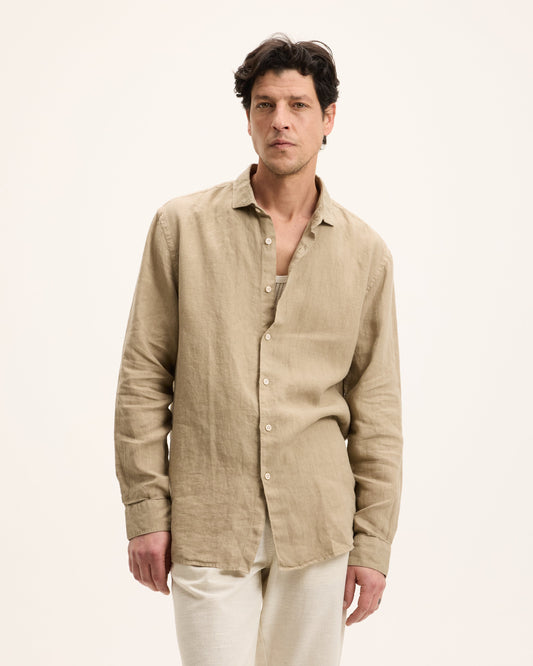 Soho Linen Garment Dye Shirt