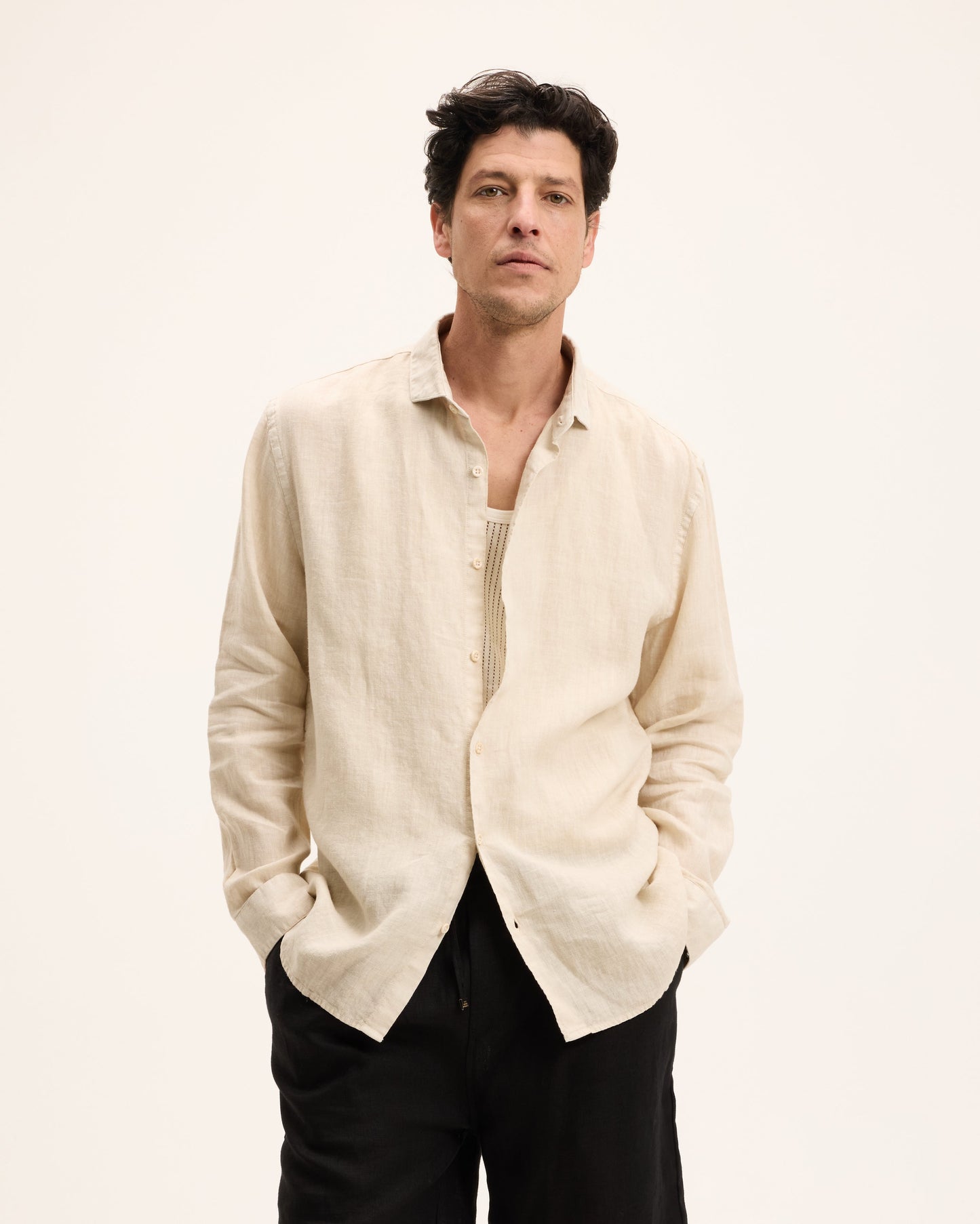 Soho Linen Garment Dye Shirt