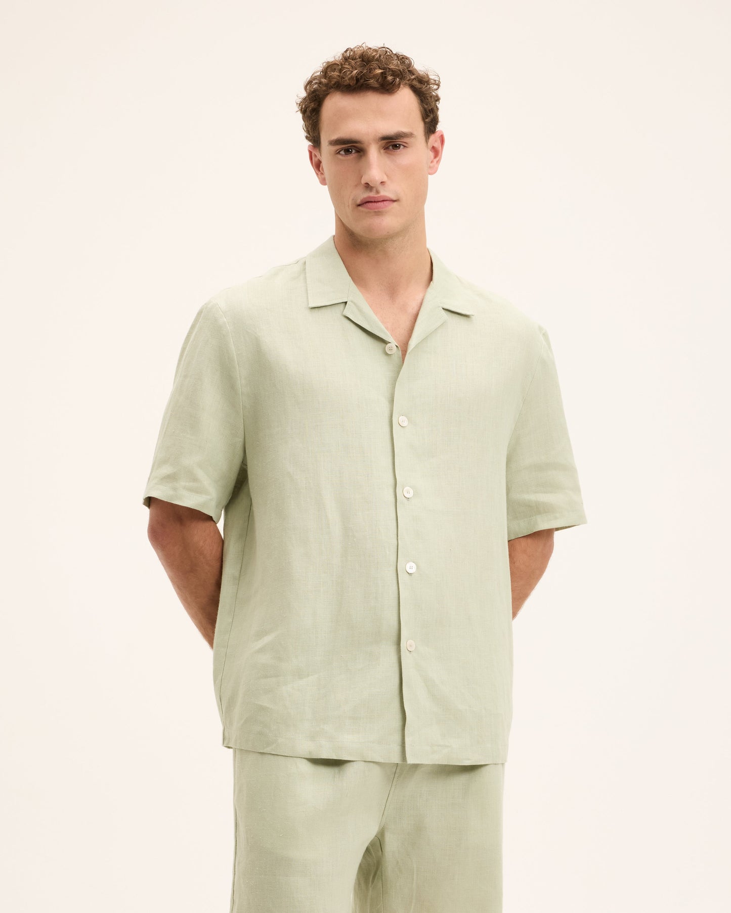 Soof Short Sleeved Linen Shirt
