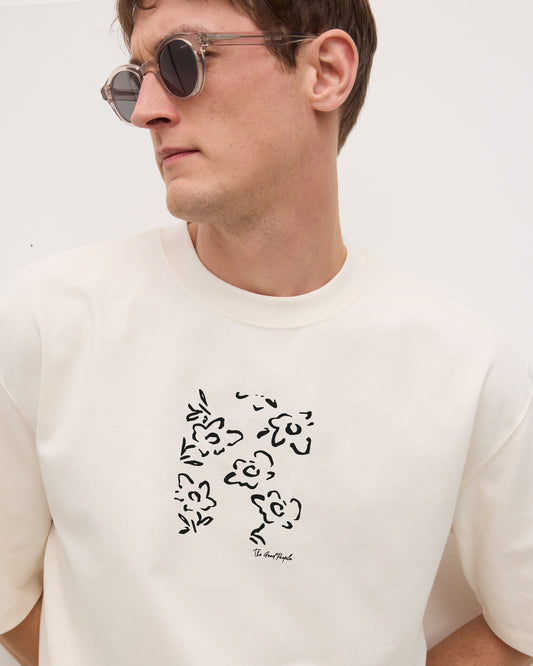 Relaxed fit Embroidered Tee