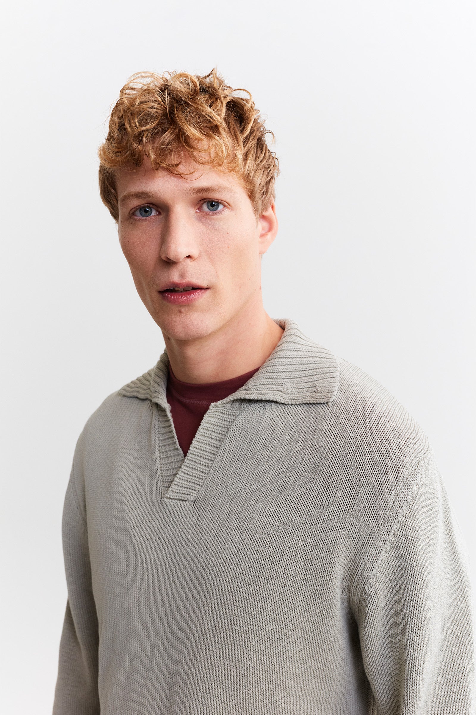Cotton Garment Dye Sweater