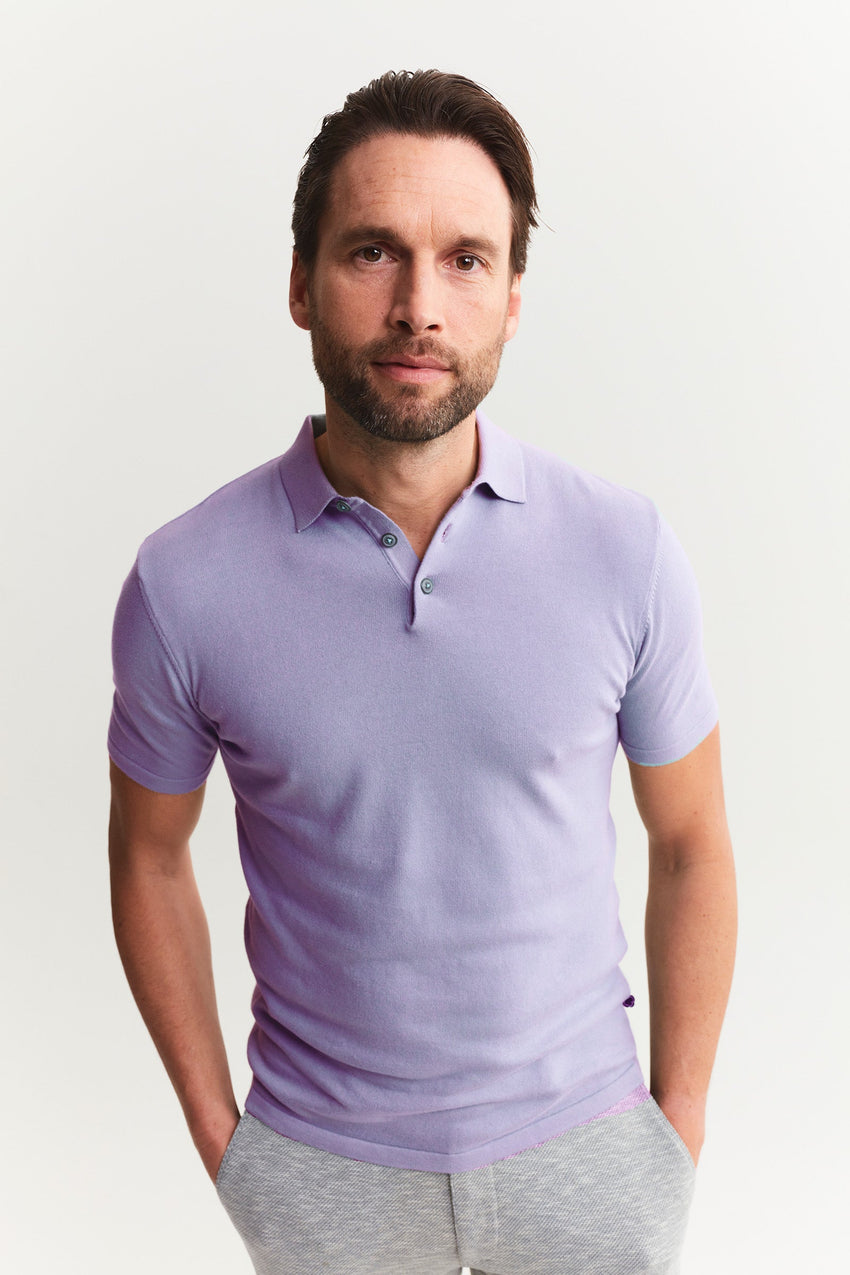 Slim Fit Knitted Polo 