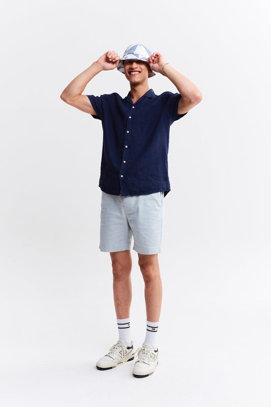 Linnen Shirt met Korte Mouwen